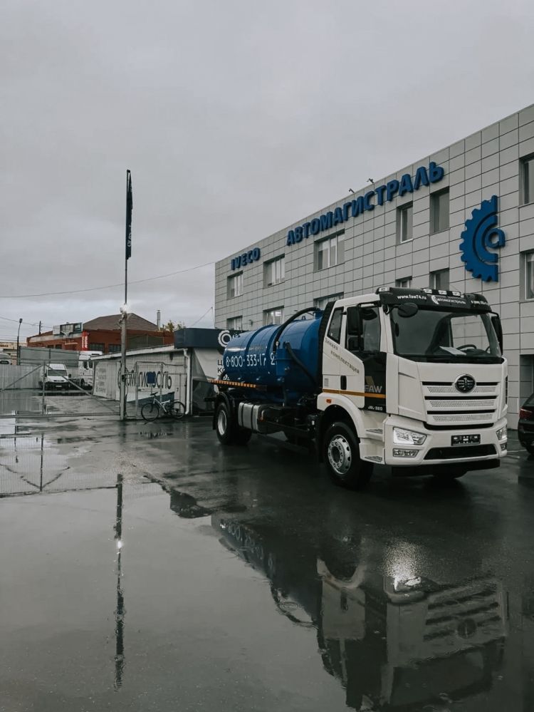 Вечерняя отгрузка FAW J6L — так мы красиво завершаем рабочий день! 