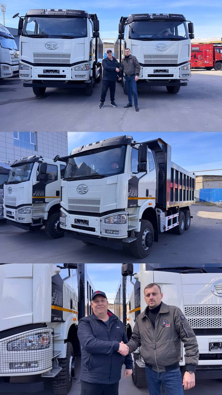 Два новых самосвала отправляются на Ванкор — северный кластер Красноярского края!