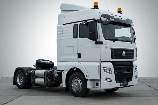 Тягач газовый на базе Sitrak C7H 4х2, 460 л.с., АКПП+рет, белая кабина