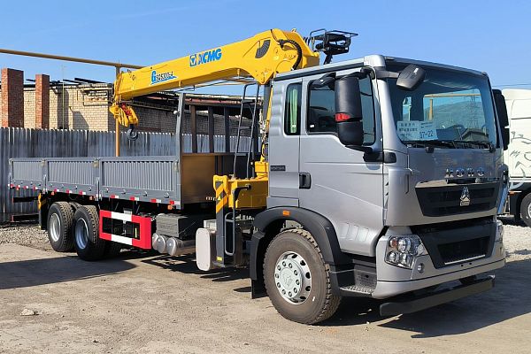 SITRAK ТХ 6X4 бортовой с КМУ 