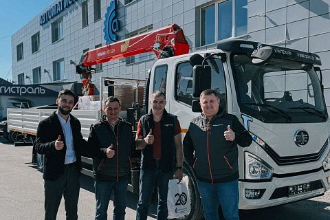 Выдали FAW TIGER С КМУ ИНМАН