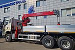 Бортовой автомобиль  FAW CA 3250 6х6  с КМУ HORYONG HRS 216