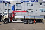Бортовой автомобиль  FAW CA 3250 6х6  с КМУ HORYONG HRS 216