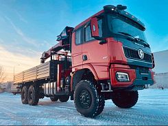 Бортовой автомобиль Shacman X3000 с КМУ Kanglim 1256