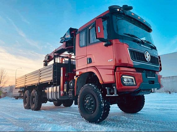 Бортовой автомобиль Shacman X3000 с КМУ Kanglim 1256