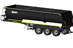 САМОСВАЛЬНЫЙ ПОЛУПРИЦЕП KRAFT HALF-PIPE / 31 м3