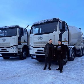 У нас состоялась выдача двух автомобилей АБС на базе FAW! Желаем нашим клиентам ровных дорог!