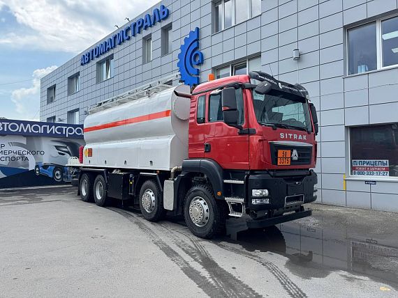 Смесительно-зарядная машина Sitrak 8x4 с гидроприводом